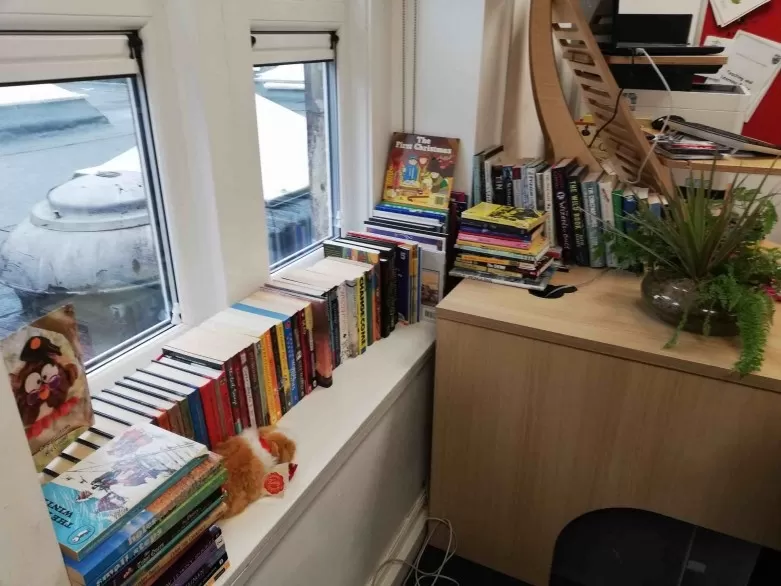 Books fill every surface